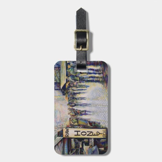 Geboren onder een slecht teken bagagelabel (Voorkant verticaal)