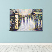 Geboren onder een slecht teken canvas afdruk (Insitu (Houten vloer))