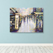 Geboren onder een slecht teken canvas afdruk (Insitu (Houten vloer))