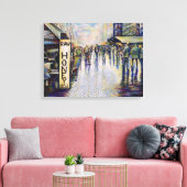 Geboren onder een slecht teken canvas afdruk (Insitu (Woonkamer))