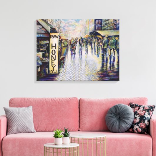 Geboren onder een slecht teken canvas afdruk (Insitu (Woonkamer))