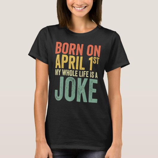 Geboren op 1 april 2011 t-shirt (Voorkant)