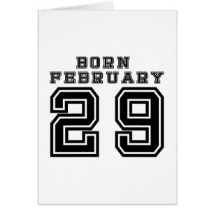 Geboren op 29 februari