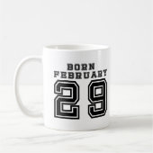 Geboren op 29 februari koffiemok (Links)
