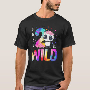 Geboren op 2.2.2. Verdediging van het meisje Baby T-shirt