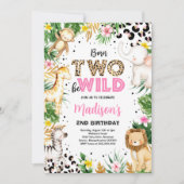 Geboren op 2 september 2002 in Wild Leopard Print  Kaart (Voorkant)