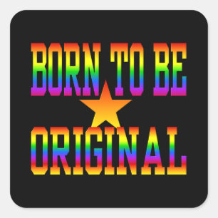Geboren op 2 zijn oorspronkelijke stickers