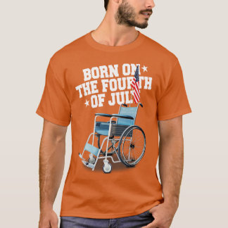 Geboren op 4 juli Alternatief Poster T-shirt