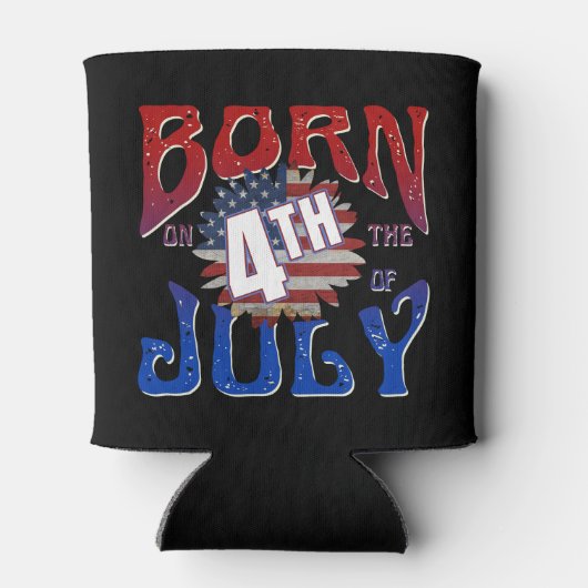 GEBOREN OP 4 JULI BLIKJESKOELER (Achterkant)