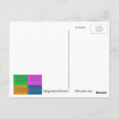 geboren op 4 juli briefkaart (Achterkant)