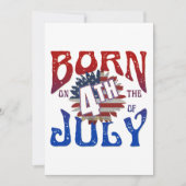 GEBOREN OP 4 JULI KAART (Voorkant)