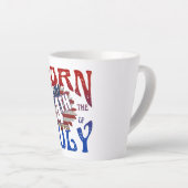 GEBOREN OP 4 JULI LATTE MOK (Rechterhoek)