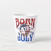 GEBOREN OP 4 JULI LATTE MOK (Voorkant)