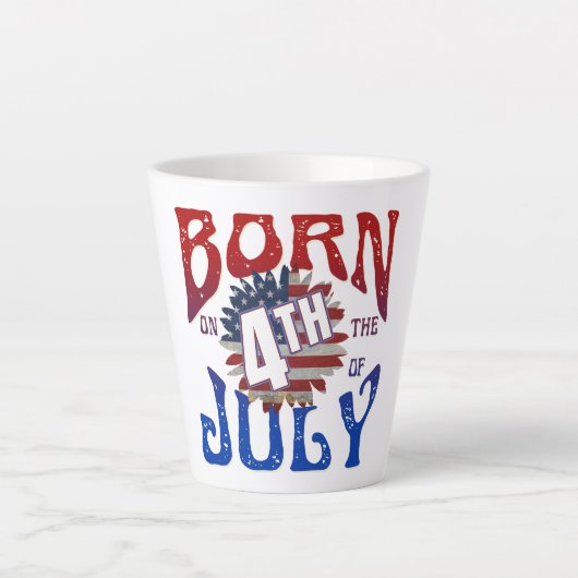 GEBOREN OP 4 JULI LATTE MOK (Voorkant)