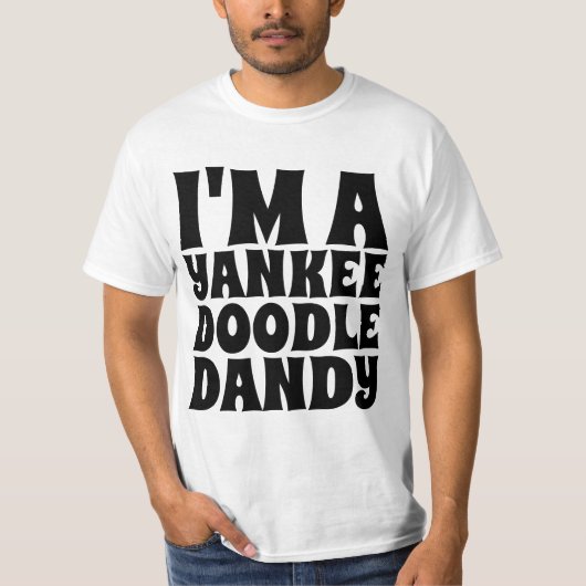 GEBOREN OP 4 JULI, PATRIOTTISCHE MANNEN T-shirts (Voorkant)