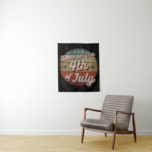 GEBOREN OP 4 JULI WANDKLEED (In situ)