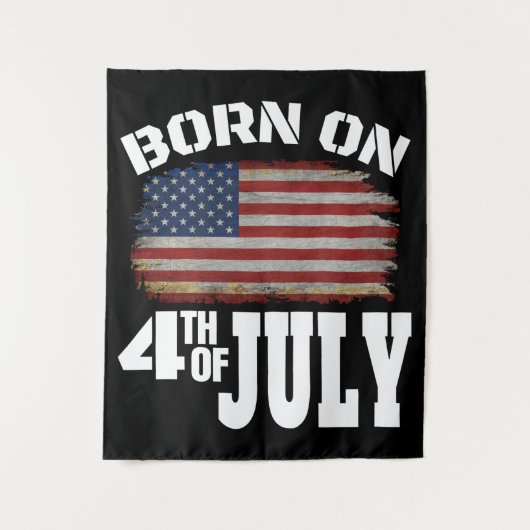 GEBOREN OP 4 JULI WANDKLEED (Voorkant)