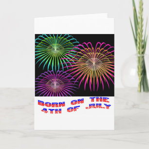 Geboren op 4 van Juli Kaart