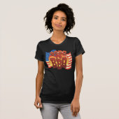 Geboren op BBQ T-shirt (Voorkant volledig)