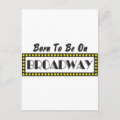 Geboren op Broadway Briefkaart (Voorkant)