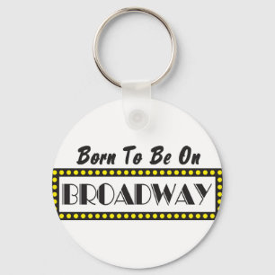 Geboren op Broadway Sleutelhanger