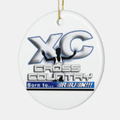 GEBOREN OP DE RUN CHRISTMAS ORNAMENT CROSS LAND MO (Links)