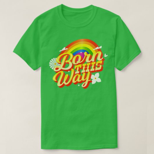 Geboren op deze manier 1 t-shirt (Design voorkant)