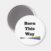 Geboren op deze manier magneet (Voorkant / Achterkant)