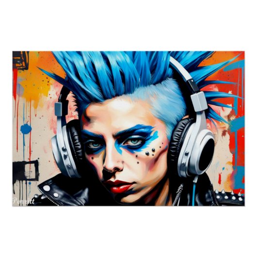 GEBOREN OP DEZE MANIER-PUNK ROCKS 2 PERFECT POSTER (Voorkant)