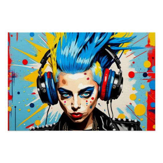 GEBOREN OP DEZE MANIER-PUNK ROCKS 4 PERFECT POSTER (Voorkant)