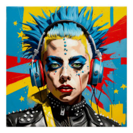 GEBOREN OP DEZE MANIER-PUNK ROCKS 5 PERFECT POSTER