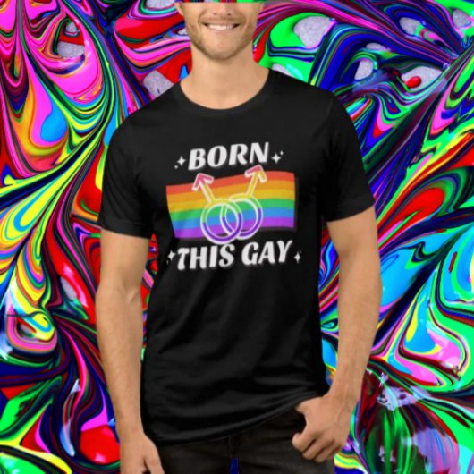 Geboren op deze regenboog Mars Tri-Blend Shirt