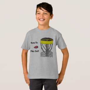 Geboren op Disc Golf jeugdt-shirt T-shirt