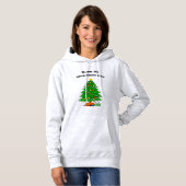 Geboren op eerste kerstdag" Unisex Hoodie – Tree D (Voorkant volledig)