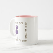 Geboren op Funny Mugs Tweekleurige Koffiemok (Voorkant links)