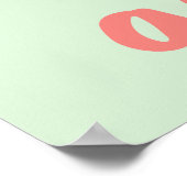 Geboren op Geweldige moderne Cartoon Deer Poster (Hoek)