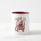 Geboren op golfterrein mok (Midden)