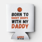 Geboren op hoepjes met mijn vader blikjeskoeler (Achterkant)