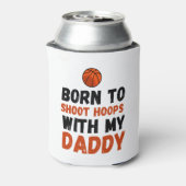 Geboren op hoepjes met mijn vader blikjeskoeler (Blikje Achterkant)