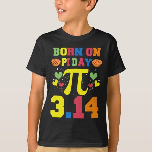 Geboren op i-dag t-shirt (Voorkant)