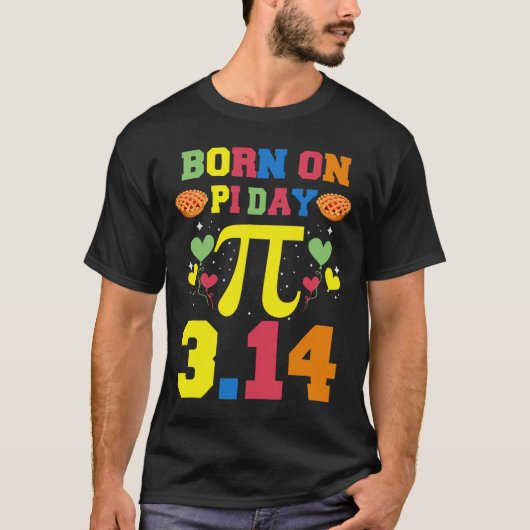 Geboren op i-dag t-shirt (Voorkant)