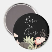 Geboren op kruislingse cabinestateroom magneet (Voorkant / Achterkant)