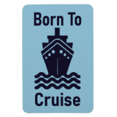 Geboren op kruislingse cabinestateroom magneet (Verticaal)