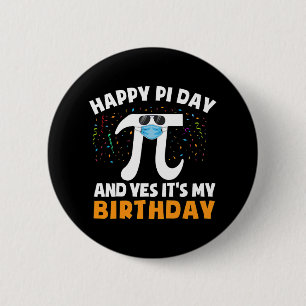 Geboren op maandag op vrijdag in Shirt Boys Happy Ronde Button 5,7 Cm