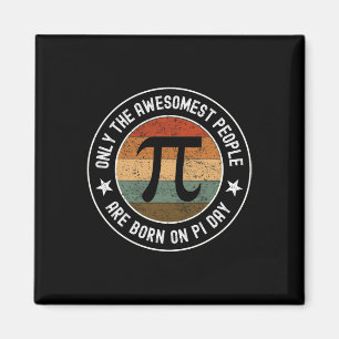 Geboren op Pi Dag Birthday 14 Funny Pi Magneet