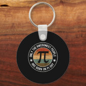 Geboren op Pi Dag Birthday 14 Funny Pi Sleutelhanger (Voorkant)