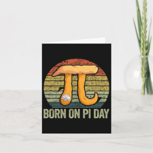 Geboren op Pi-dag T-shirt Kaart