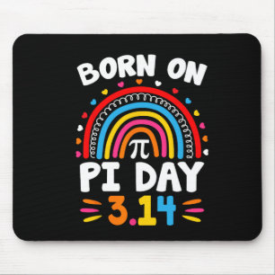Geboren op Pi Dag Verjaardag 2025 Happy Pi Day Wis Muismat