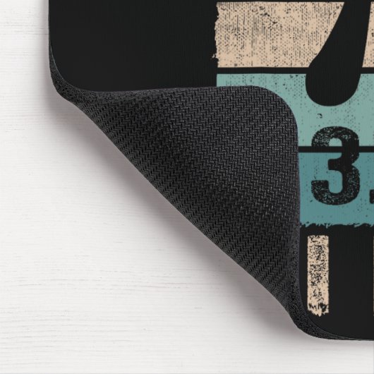 Geboren op Pi Dag Verjaardag 2025 Happy Pi Day Wis Muismat (Hoek)