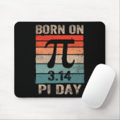 Geboren op Pi Dag Verjaardag 2025 Happy Pi Day Wis Muismat (Met muis)